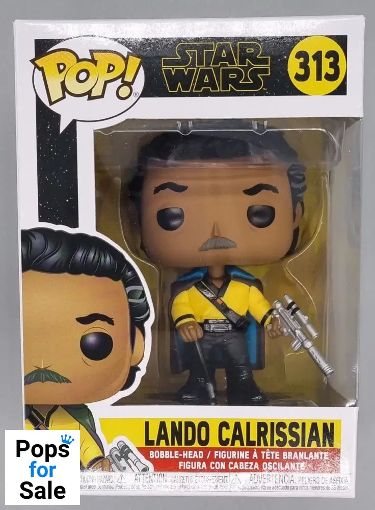 313 Lando Calrissian Star Wars The Rise of Skywalker Funko POP - Box Damaged