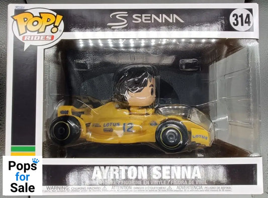314 Ayrton Senna - McLaren - Rides - Formula 1 F1 Funko POP - Brand New