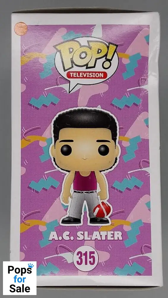 #315 A.C. Slater - Saved By The Bell - Box Damaged Funko POP - PopsforSale.co.uk