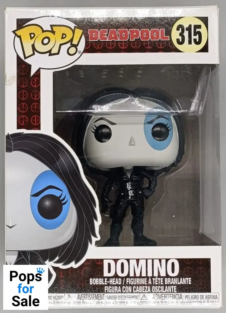 #315 Domino - Marvel - Deadpool - Box Damaged Funko POP - PopsforSale.co.uk