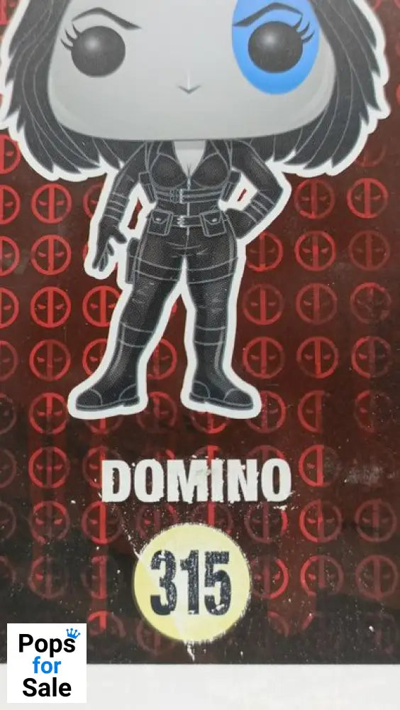 #315 Domino - Marvel - Deadpool - Box Damaged Funko POP - PopsforSale.co.uk