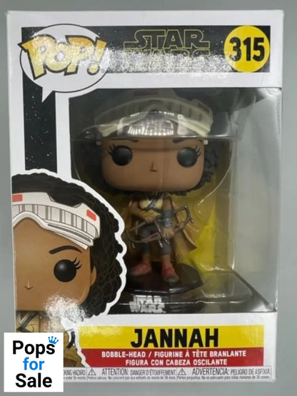 315 Jannah - Star Wars - The Rise of Skywalker - Funko POP - Box Damaged