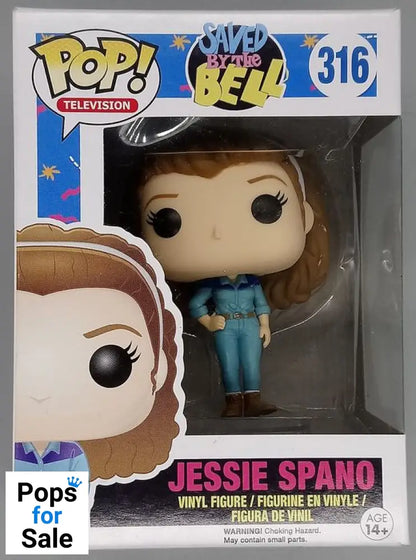 #316 Jessie Spano - Saved By The Bell - Box Damaged Funko POP - PopsforSale.co.uk