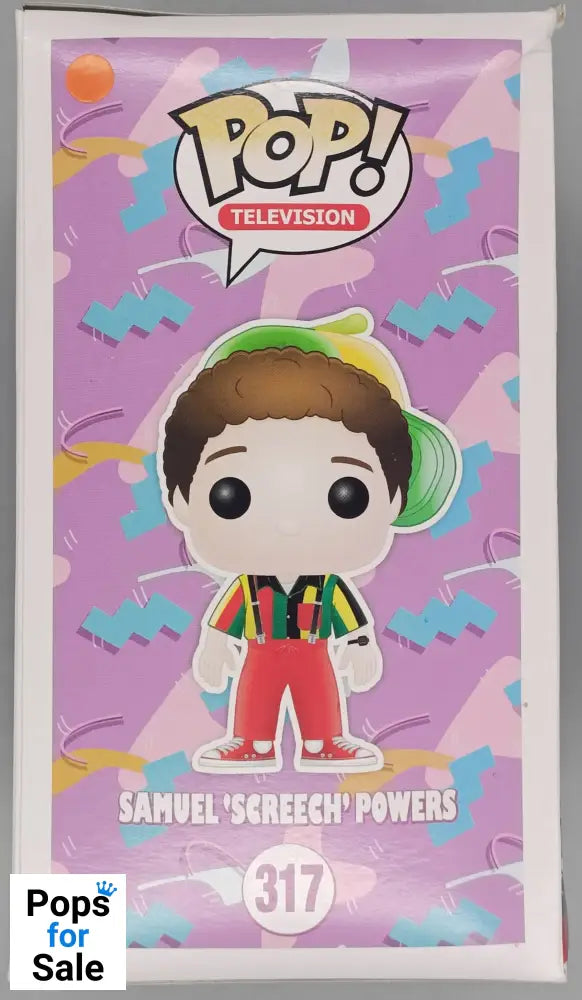 #317 Samuel Screech Powers - Saved by the Bell - Box Damaged Funko POP