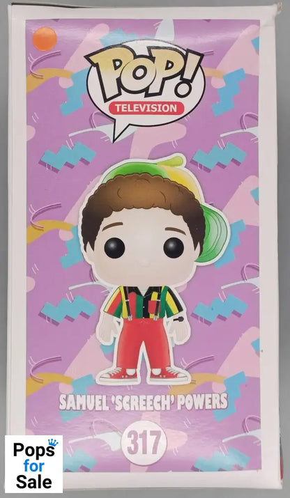 #317 Samuel Screech Powers - Saved by the Bell - Box Damaged Funko POP - PopsforSale.co.uk