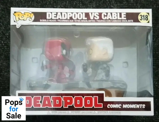 #318 Deadpool vs. Cable - Comic Moment - Marvel Funko POP