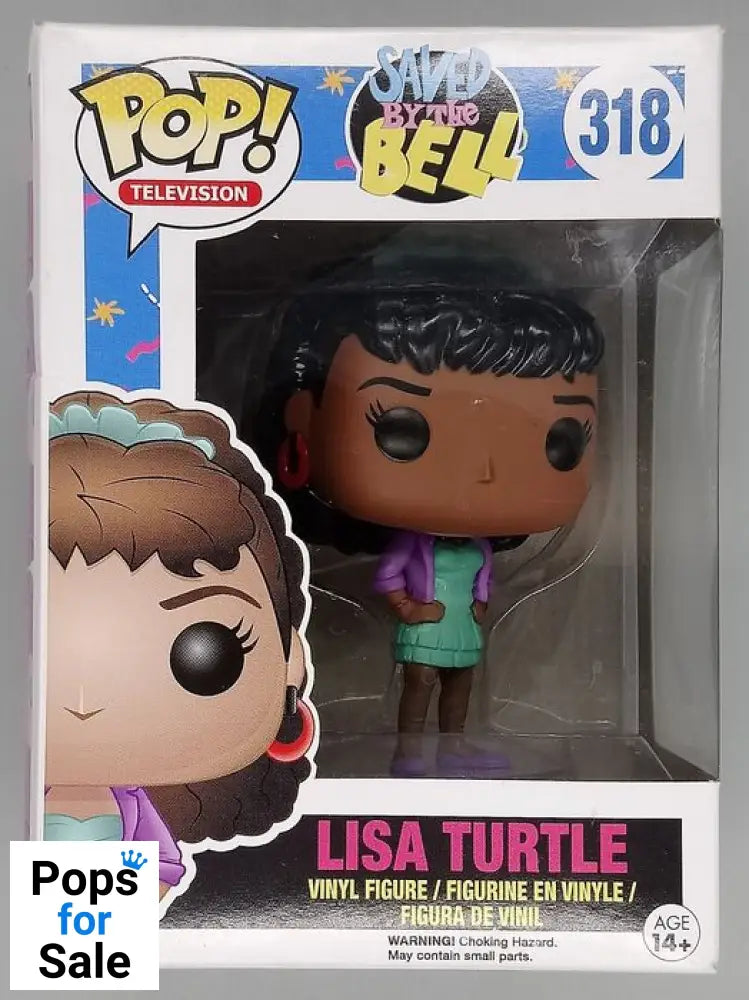 #318 Lisa Turtle - Saved By The Bell - Box Damaged Funko POP