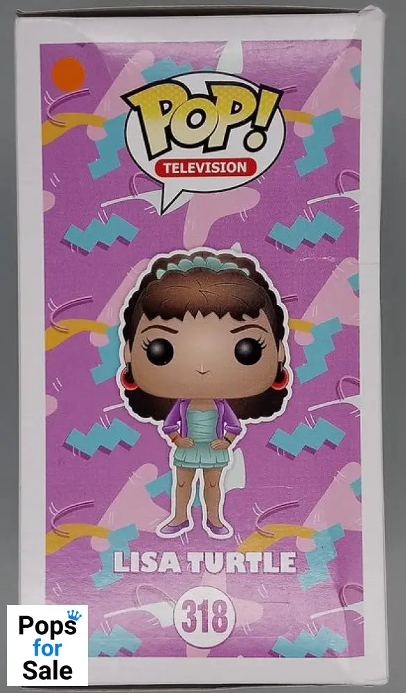 #318 Lisa Turtle - Saved By The Bell - Box Damaged Funko POP