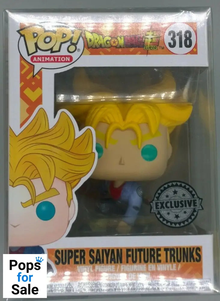 #318 Super Saiyan Future Trunks Dragon Ball Super Funko POP - PopsforSale.co.uk