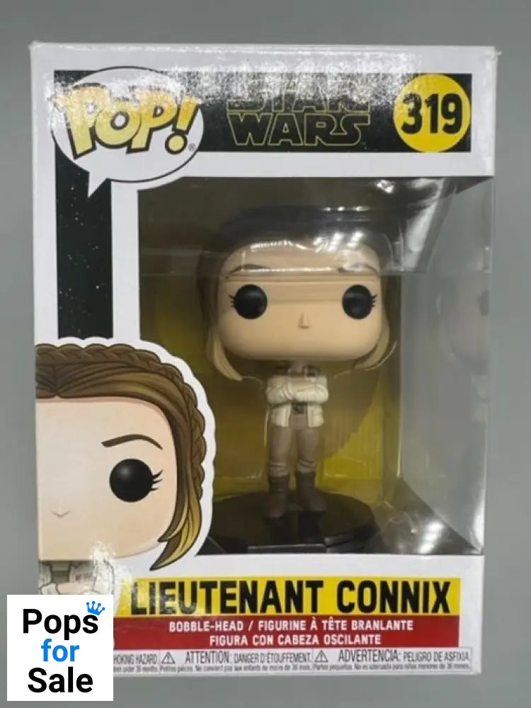 #319 Lieutenant Connix Star Wars The Rise of Skywalk Box Damaged Funko POP - PopsforSale.co.uk