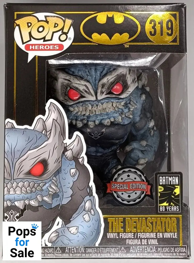 #319 The Devastator - DC Batman - Box Damaged Funko POP - PopsforSale.co.uk