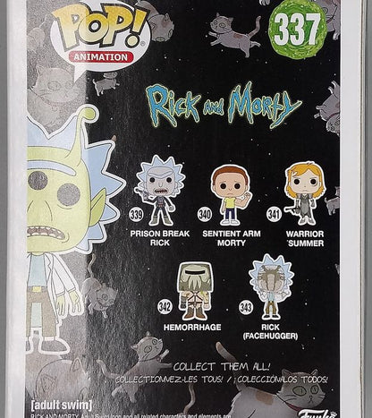 #337 Alien Rick - Rick and Morty - 2018 Con - Box Damaged Funko POP