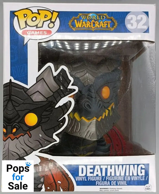 #32 Deathwing - 6 Inch - World of Warcraft - Box Damaged Funko POP