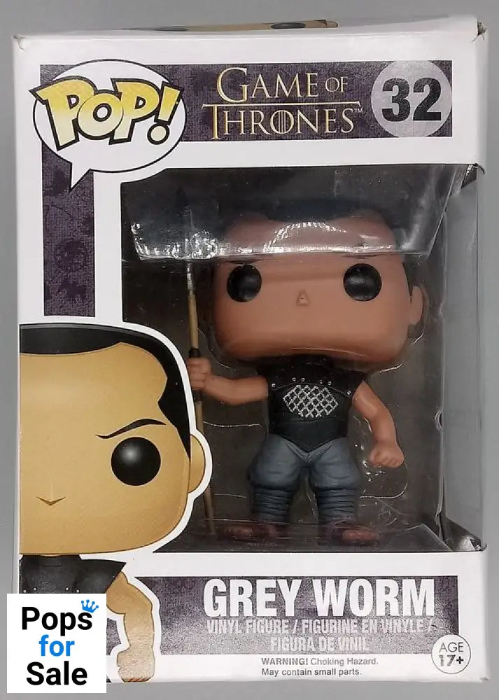 #32 Grey Worm - Game of Thrones - Box Damaged Funko POP