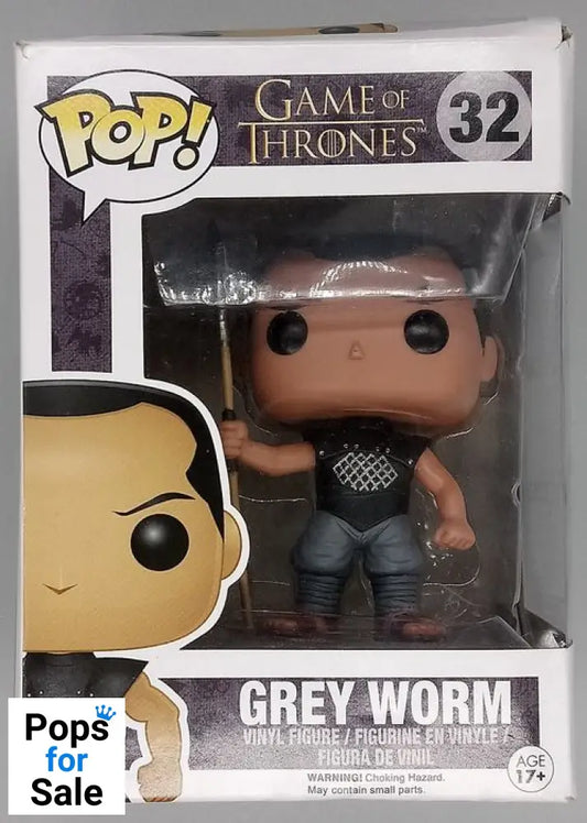 #32 Grey Worm - Game of Thrones - Box Damaged Funko POP - PopsforSale.co.uk