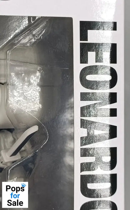 #32 Leonardo B&W Chase TMNT Teenage Mutant Ninja Turt Box Damaged Funko POP