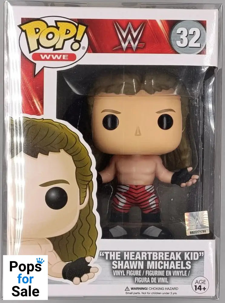 32 The Heartbreak Kid Shawn Michaels - WWE Funko POP