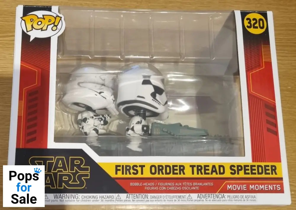 #320 First Order Tread Speeder Movie Moment - Star Wars Funko POP - PopsforSale.co.uk