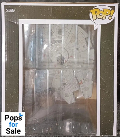 321 Han Solo in the Millennium Falcon Deluxe Star Wars - Box Damaged Funko POP