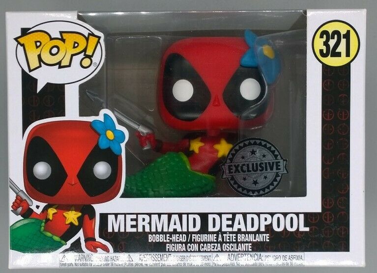 #321 Mermaid Deadpool - Marvel - Exclusive Funko POP - PopsforSale.co.uk