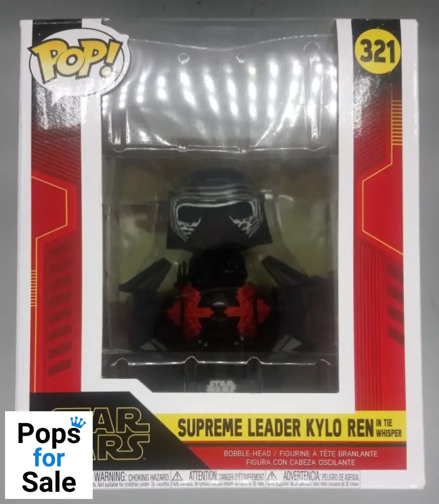 #321 Supreme Leader Kylo Ren (TIE Whisper) Deluxe Star Wars Funko POP