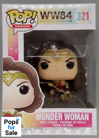 321 Wonder Woman Lasso DC WW84 - Box Damaged Funko POP