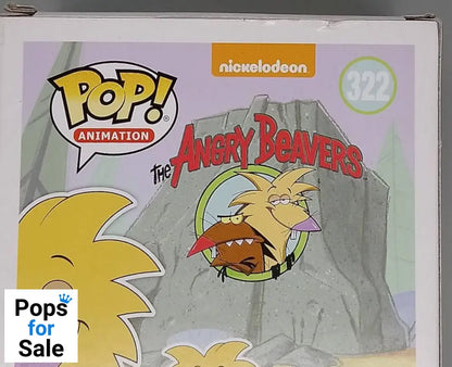 #322 Norbert - Nickelodeon Angry Beavers - Box Damaged Funko POP - PopsforSale.co.uk