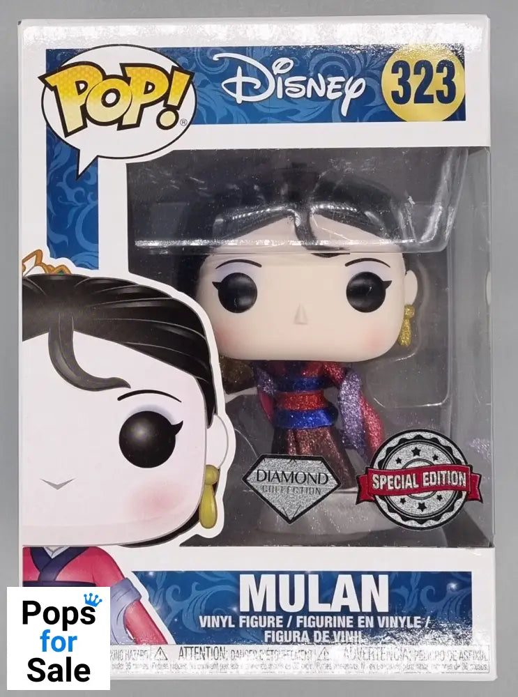 #323 Mulan (Gown) - Diamond - Disney Mulan Funko POP - PopsforSale.co.uk