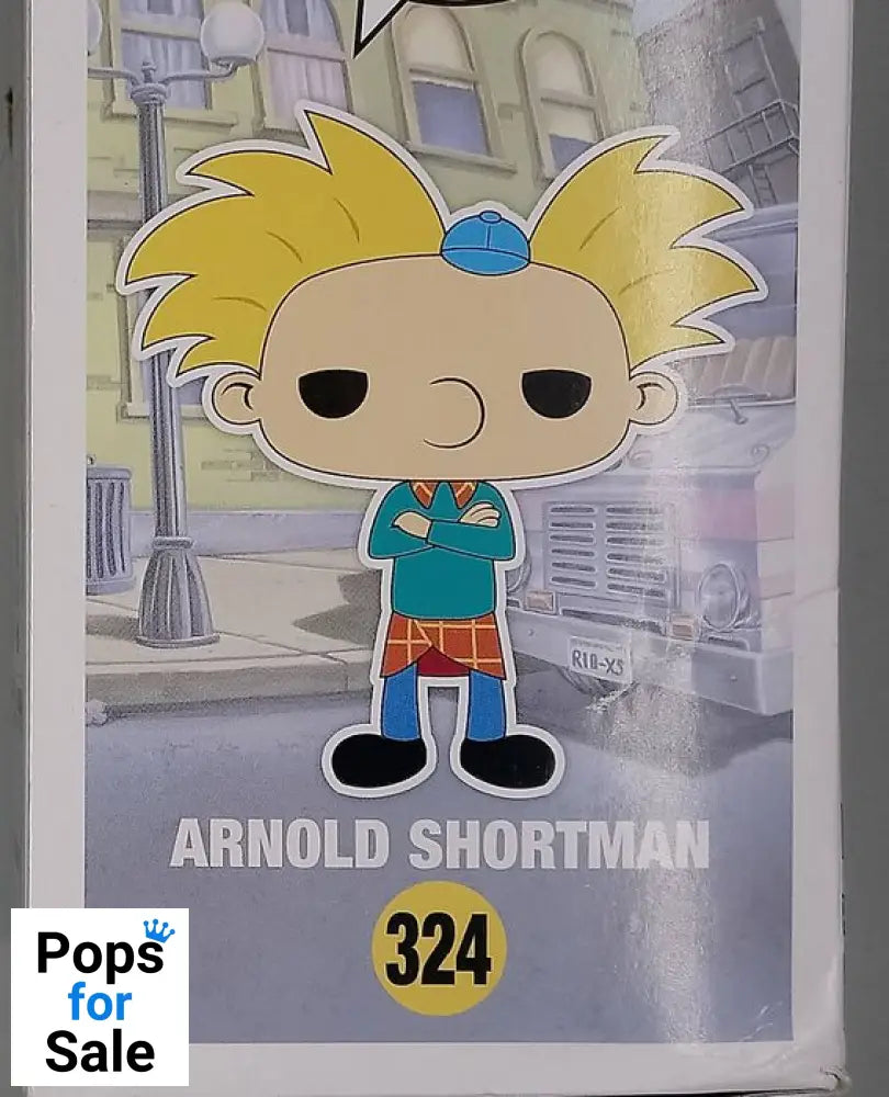 #324 Arnold Shortman - Nickelodeon Hey Arnold! - Damaged Box Funko POP - PopsforSale.co.uk