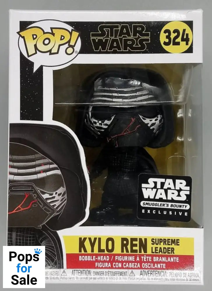 #324 Kylo Ren (Supreme Leader- Hooded) - Star Wars SB Funko POP - PopsforSale.co.uk