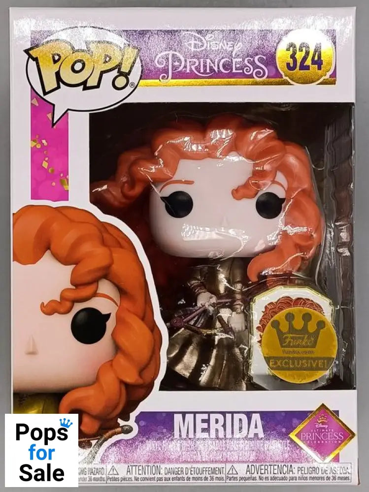 #324 Merida (Gown Ultimate) - Metallic - Disney Brave Funko POP - PopsforSale.co.uk