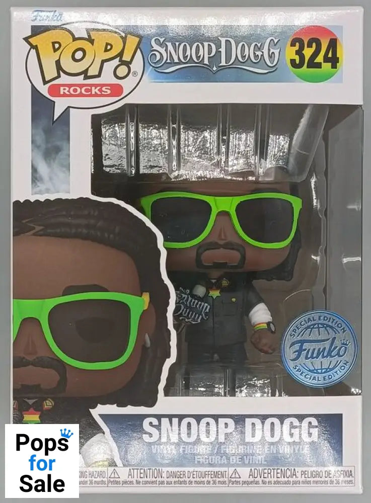 #324 Snoop Dogg (w/ Microphone) Rocks Funko POP