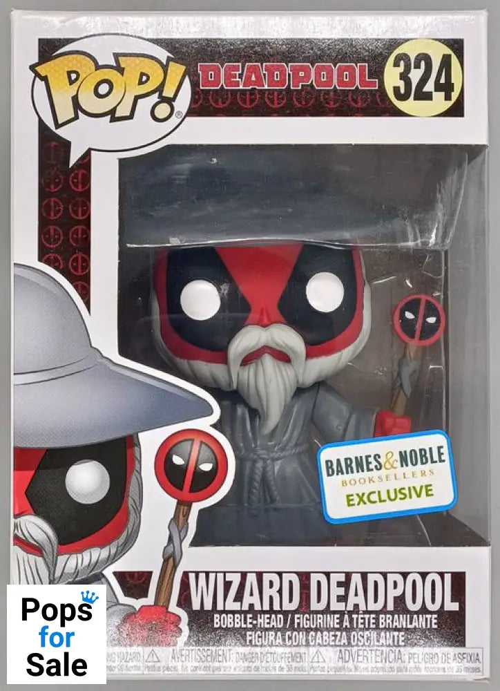 324 Wizard Deadpool - Marvel - Box Damaged Funko POP