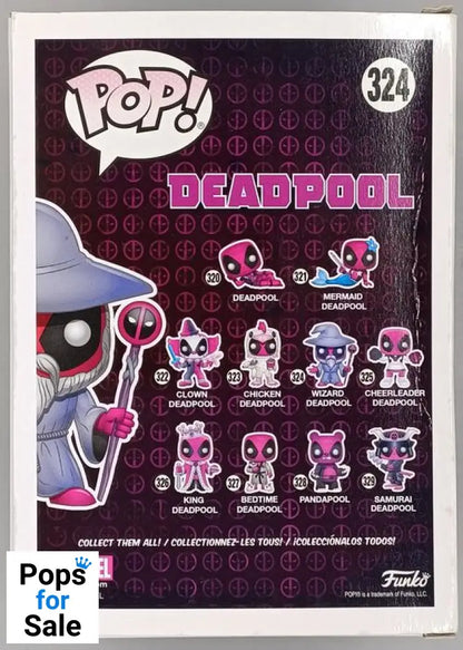 324 Wizard Deadpool - Marvel - Box Damaged Funko POP