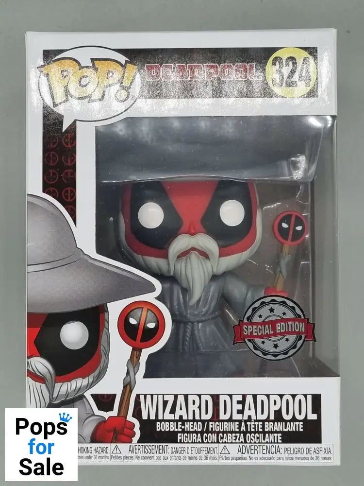 #324 Wizard Deadpool - Marvel Funko POP