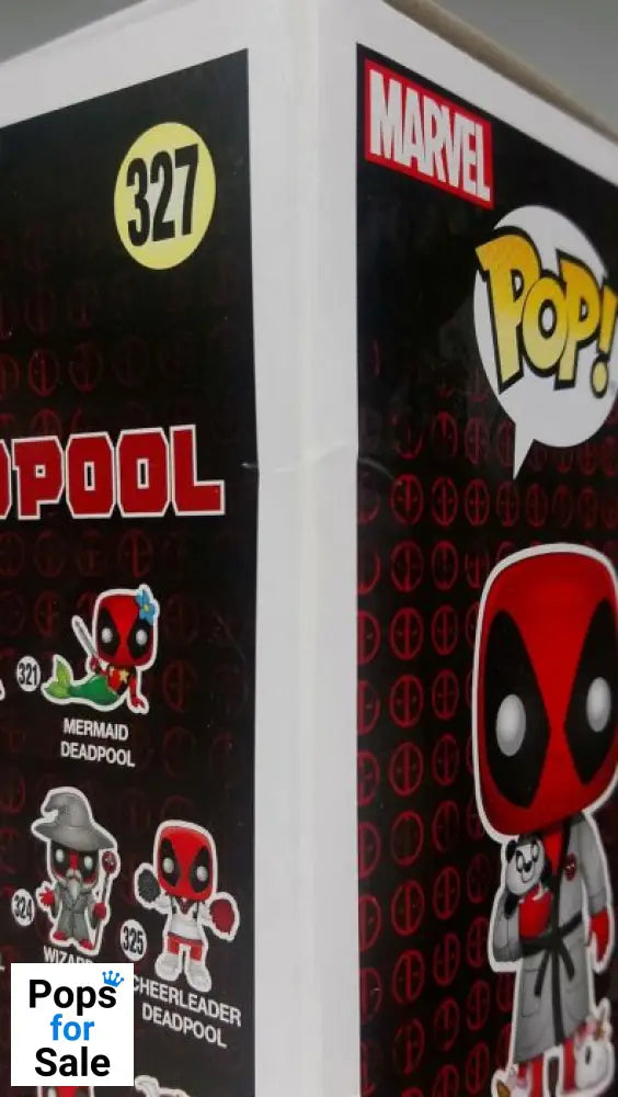 #327 Bedtime Deadpool - Marvel - Box Damaged Funko POP - PopsforSale.co.uk