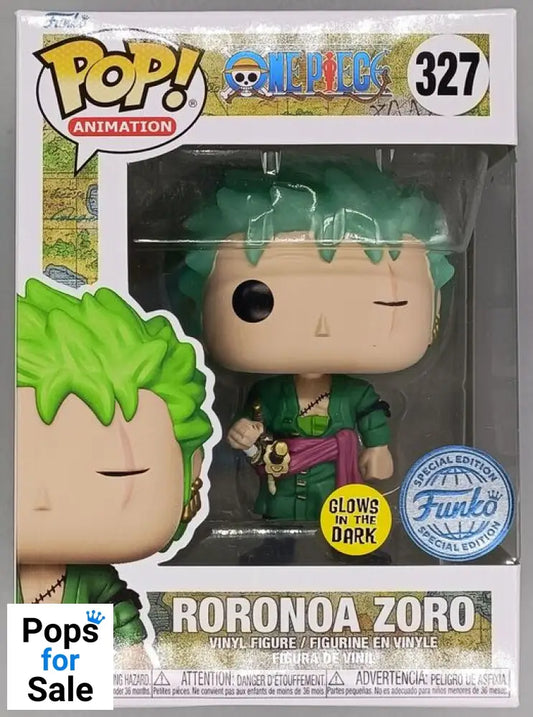 #327 Roronoa Zoro Glow - One Piece Funko POP - PopsforSale.co.uk