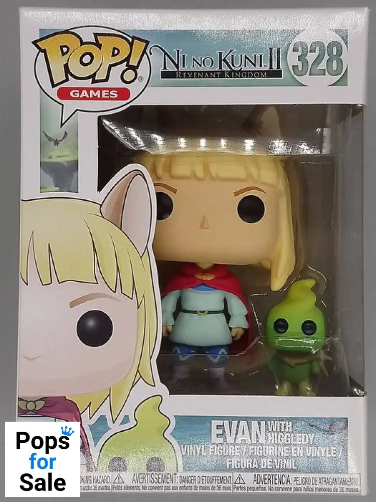 328 Evan (with Higgledy) - Ni No Kuni II Funko POP