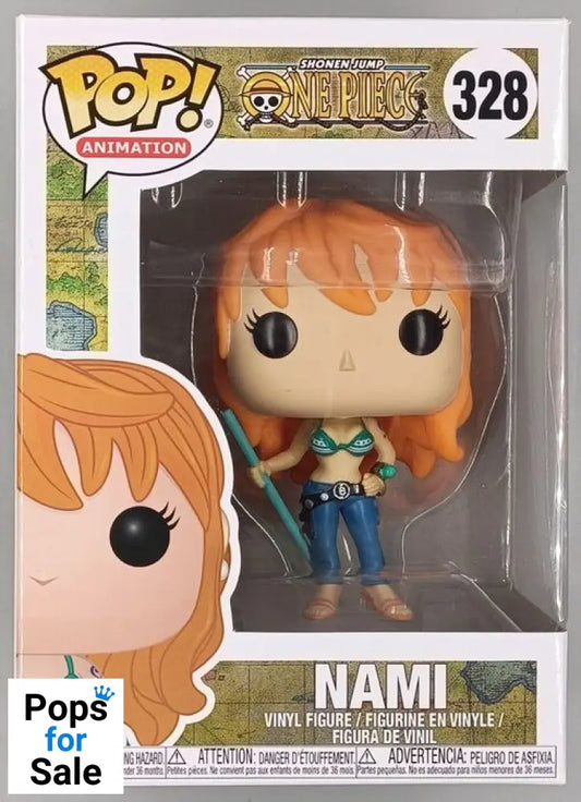 328 Nami - Shonen Jump One Piece Funko POP - Box Damaged