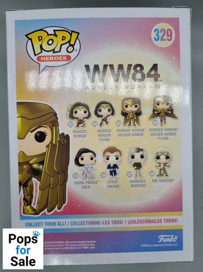 #329 Wonder Woman (Golden Armor Shield) - DC - WW84 Funko POP