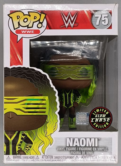 #75 Naomi - Glow Chase - WWE - Box Damaged Funko POP