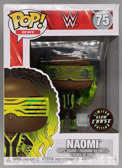 #75 Naomi - Glow Chase - WWE - Box Damaged Funko POP