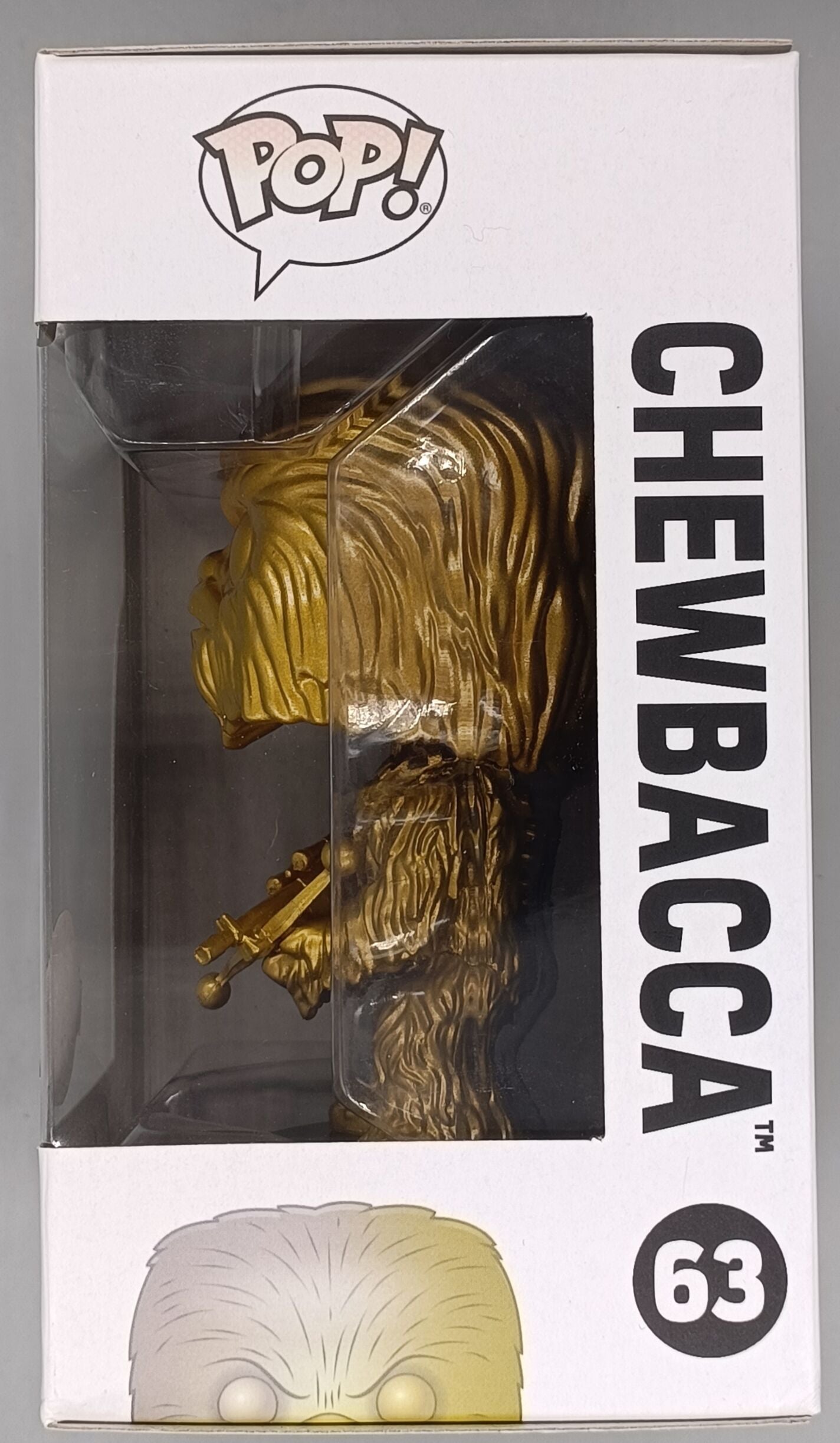 63 Chewbacca (Gold) - Star Wars - Special Edition Funko POP - Box Damaged