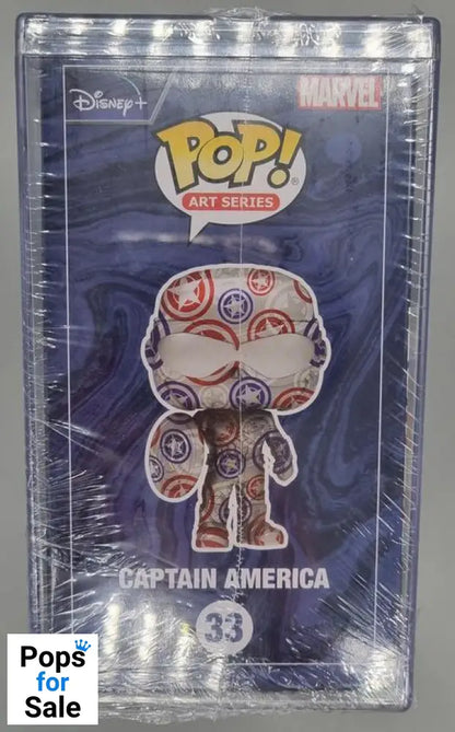 33 Captain America (Falcon) - Art Series - Marvel Funko POP