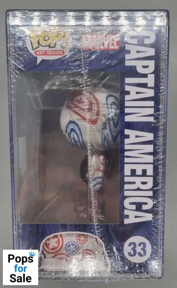 33 Captain America (Falcon) - Art Series - Marvel Funko POP