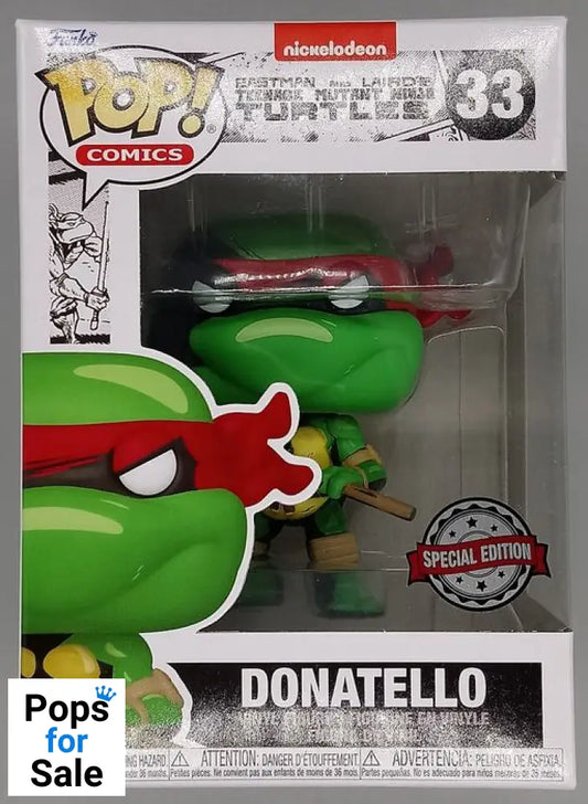 #33 Donatello - TMNT Teenage Mutant Ninja Turtles Funko POP - PopsforSale.co.uk