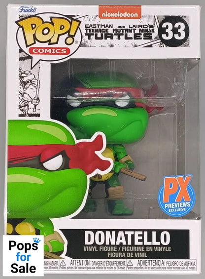 33 Donatello - TMNT Teenage Mutant Ninja Turtles - Funko POP - Box Damaged