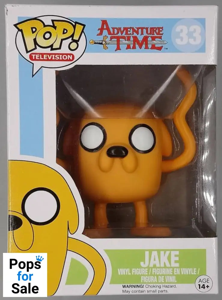 33 Jake - Adventure Time - Box Damaged Funko POP