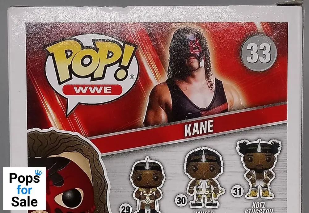 #33 Kane - WWE - Box Damaged Funko POP - PopsforSale.co.uk