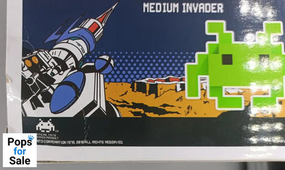 33 Medium Invader (Teal) 8-Bit - Space Invaders - Box Damaged Funko POP